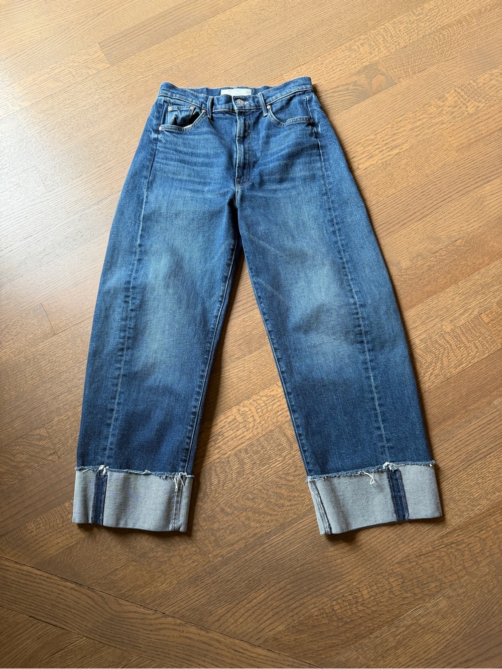 MOTHER Half Pipe Ne Cuff Fray